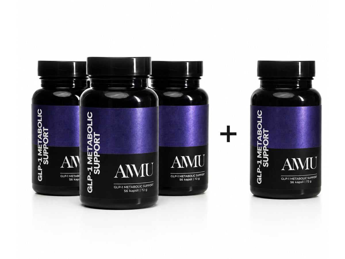 AMMU Balíček GLP-1 Metabolic Support – měsíční kúra 3+1