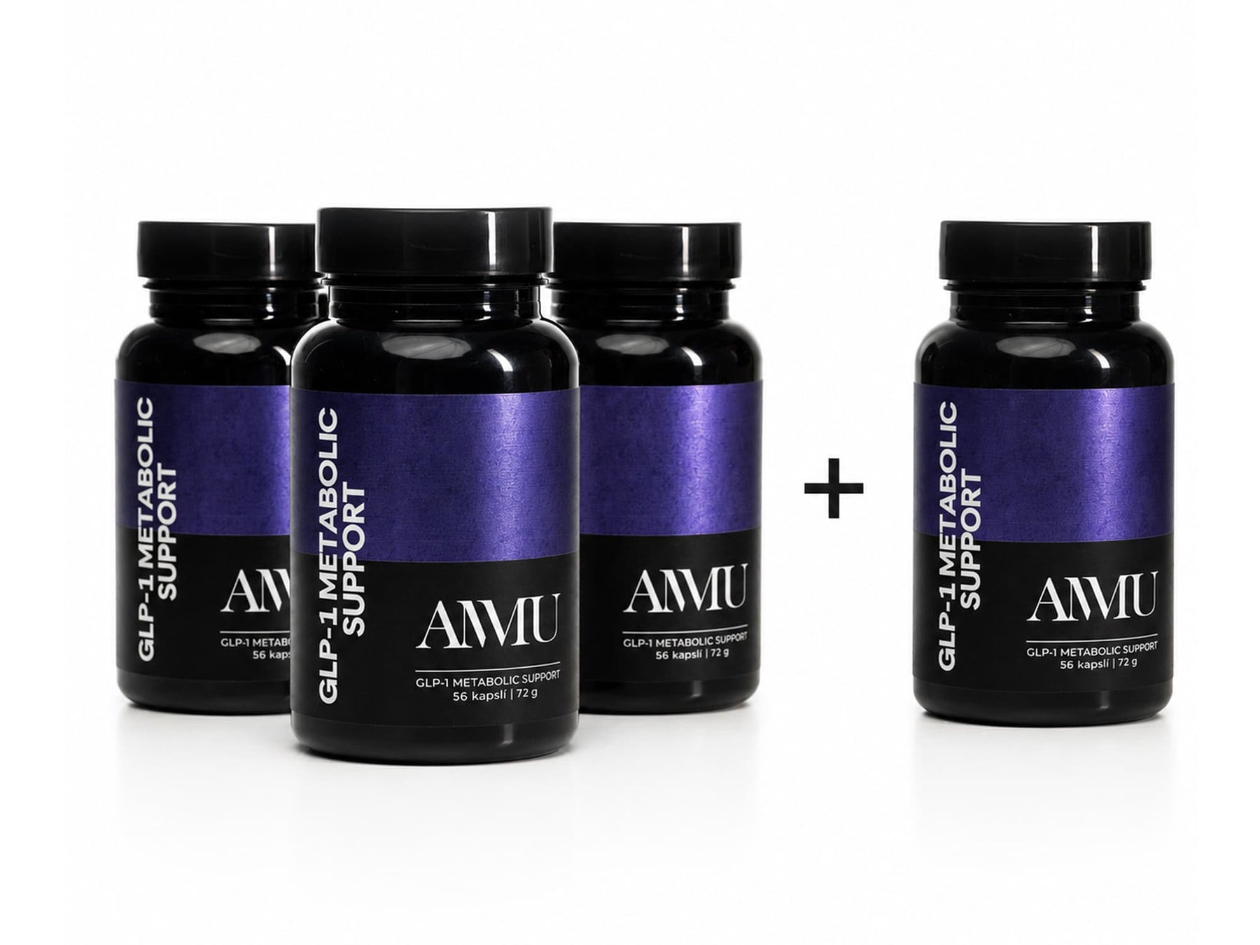 AMMU Balíček GLP-1 Metabolic Support – měsíční kúra 3+1